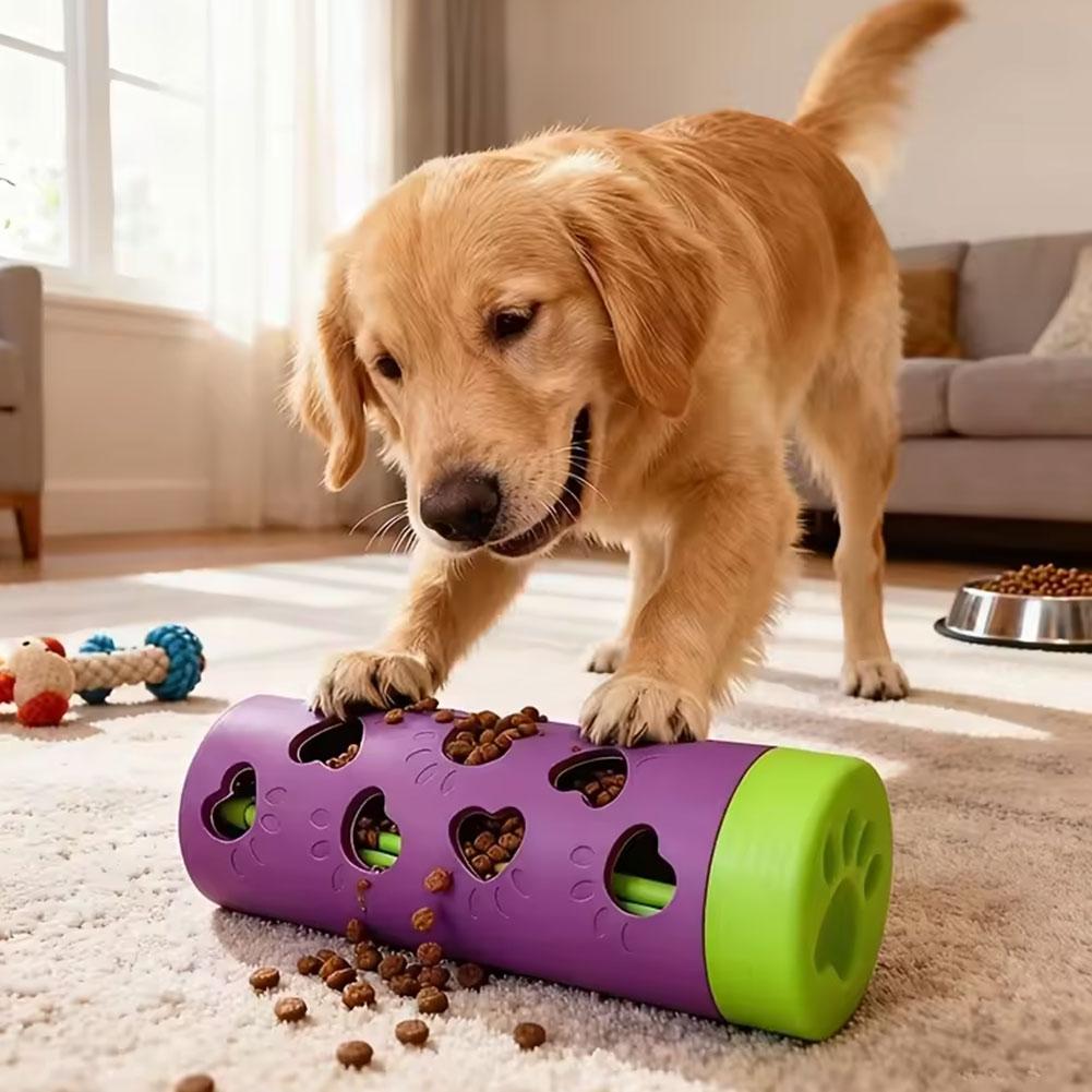 Dog Puzzle Feeder Toy - ของเล่นให้อาหารสัตว์เลี้ยงแบบถอดประกอบได้ ทนทานต่อการกัด สำหรับสุนัขและแมว ใช้ได้ทั้งในบ้านและนอกบ้าน