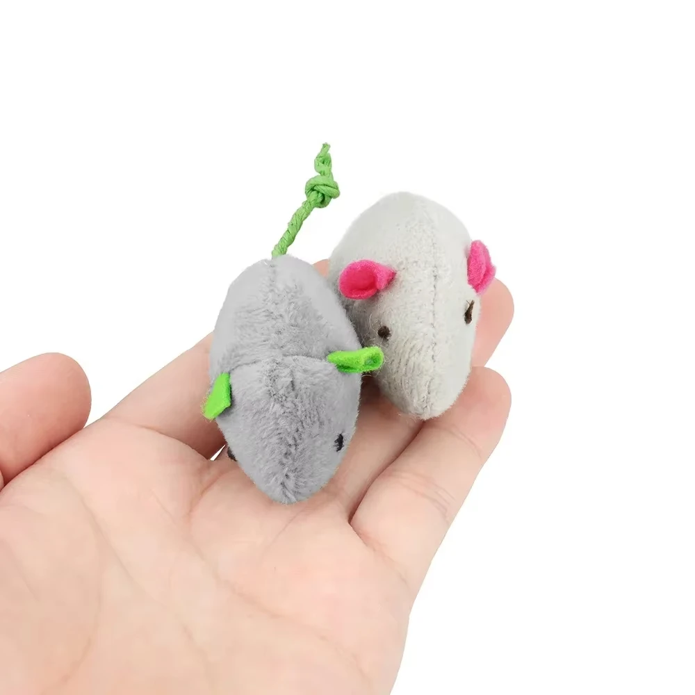 ของเล่นแมวแบบมีเสียง 5 ชิ้น พร - Catnip Interactive Plush Mouse บทวิจารณ์และราคา