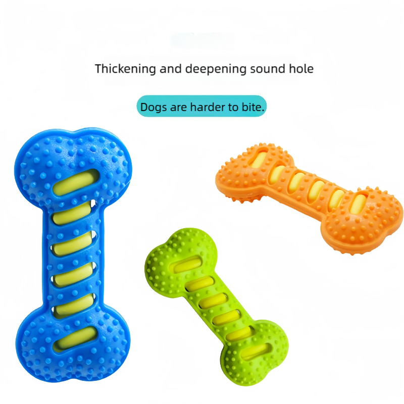 ของเล่นสุนัข ของเล่นยางรูปทรงก - Teeth Cleaning Dog Chew Bone บทวิจารณ์และราคา
