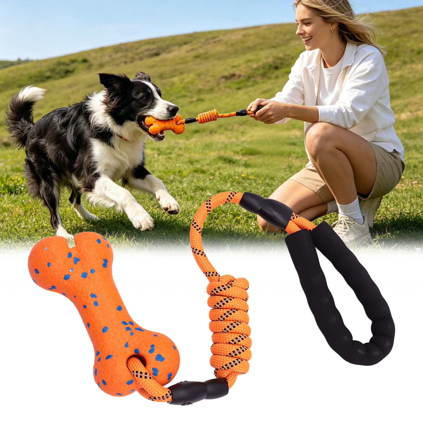 ของเล่นเชือกสำหรับสัตว์เลี้ยง  - Dog Rope Toy Aggressive Chewers บทวิจารณ์และราคา