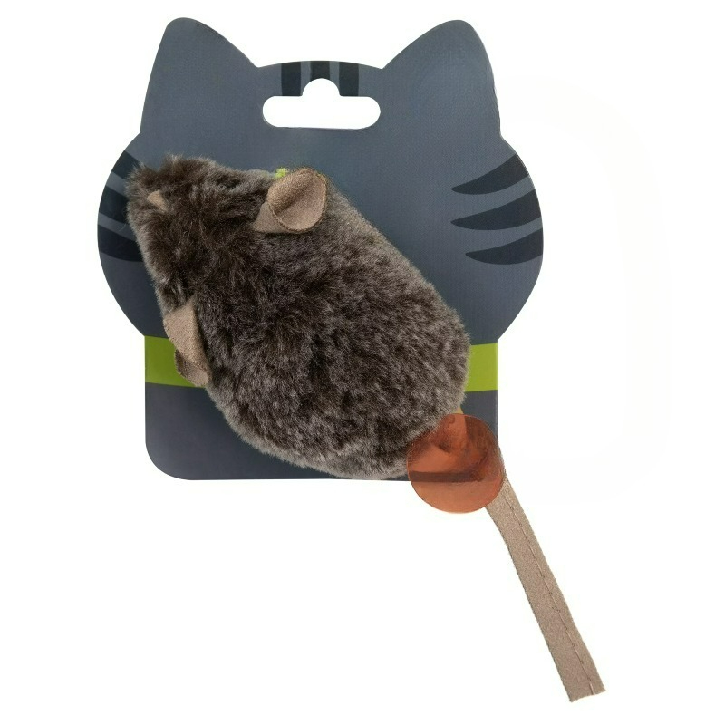 ของเล่นแมวแบบมีเสียงและสัมผัสไ - Catnip Interactive Plush Mouse บทวิจารณ์และราคา