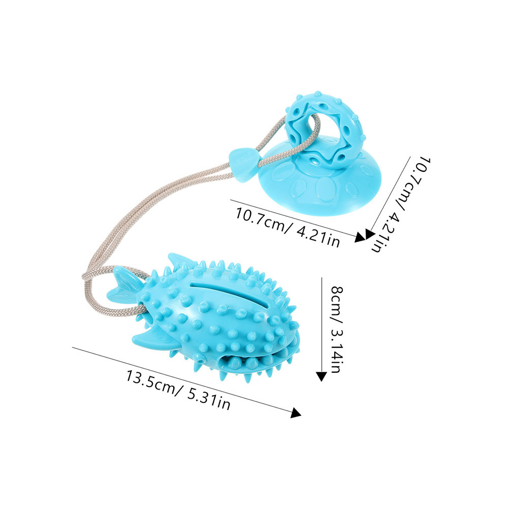 2 ชิ้น ของเล่นสุนัขแบบถ้วยดูด  - Suction Cup Dog Tug Toy บทวิจารณ์และราคา