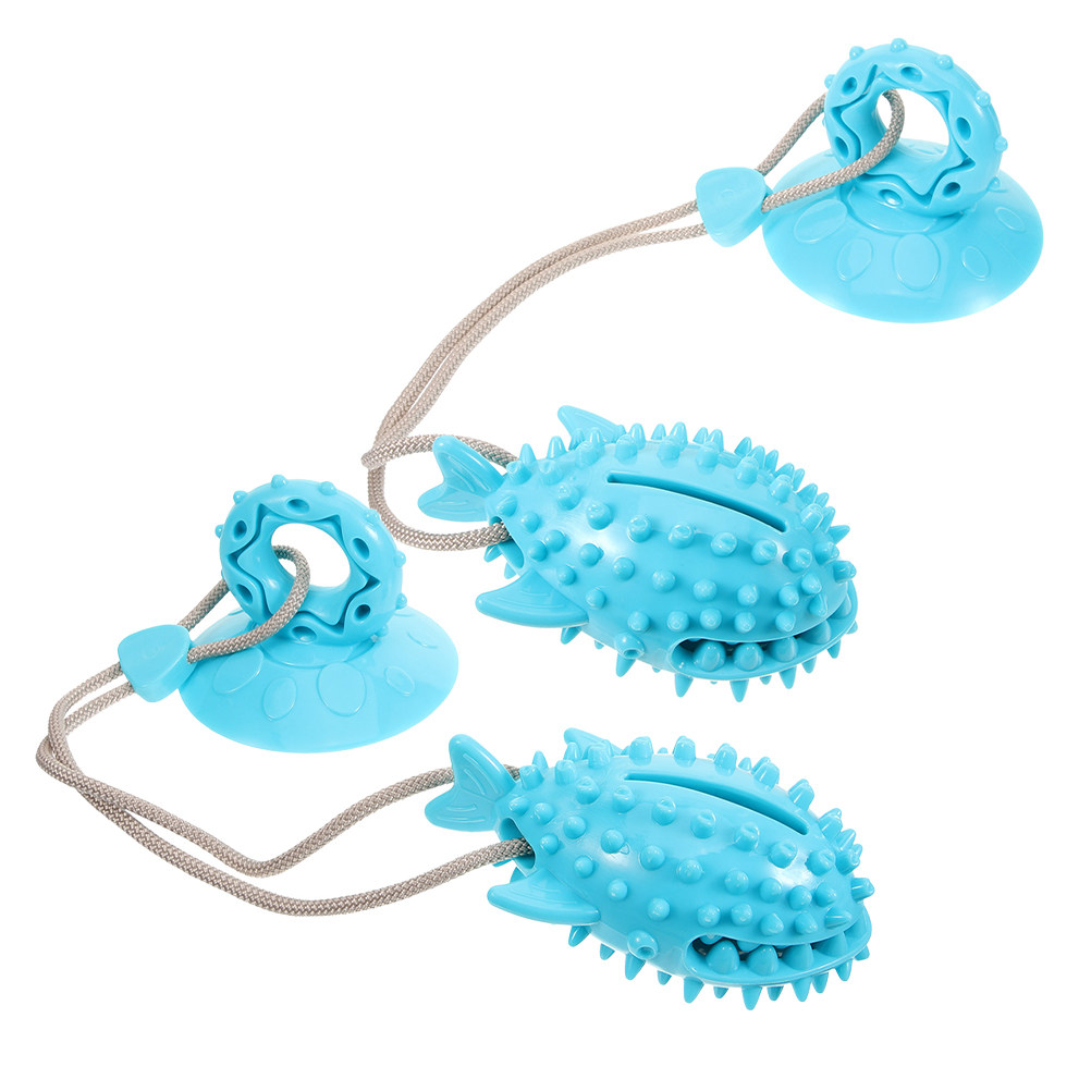 2 ชิ้น ของเล่นสุนัขแบบถ้วยดูด  - Suction Cup Dog Tug Toy บทวิจารณ์และราคา