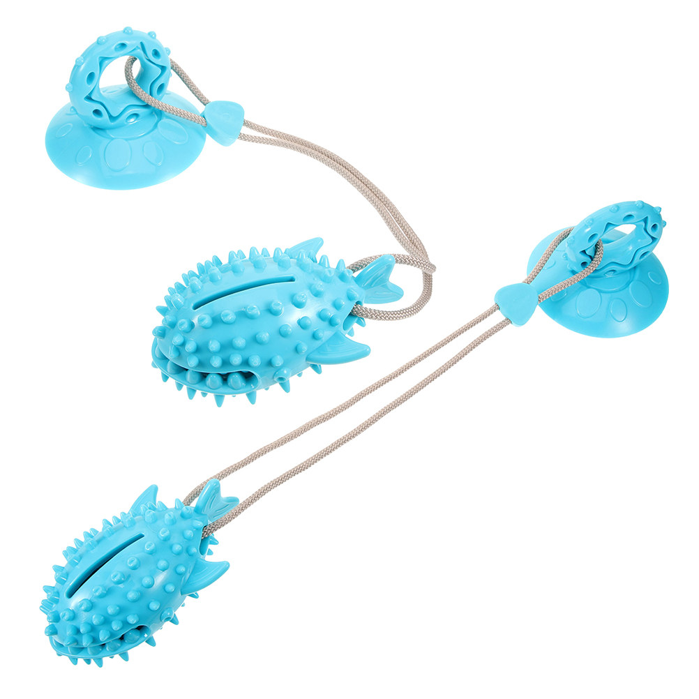 2 ชิ้น ของเล่นสุนัขแบบถ้วยดูด  - Suction Cup Dog Tug Toy บทวิจารณ์และราคา
