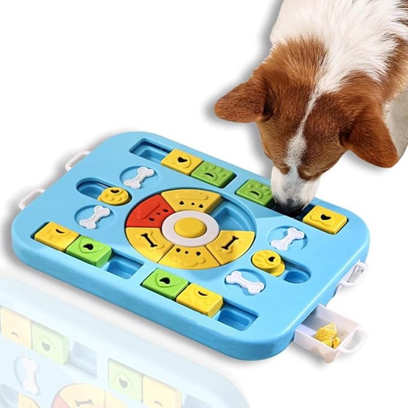 ของเล่นปริศนาสุนัขแบบโต้ตอบสํา - Dog Puzzle Feeder Toy บทวิจารณ์และราคา