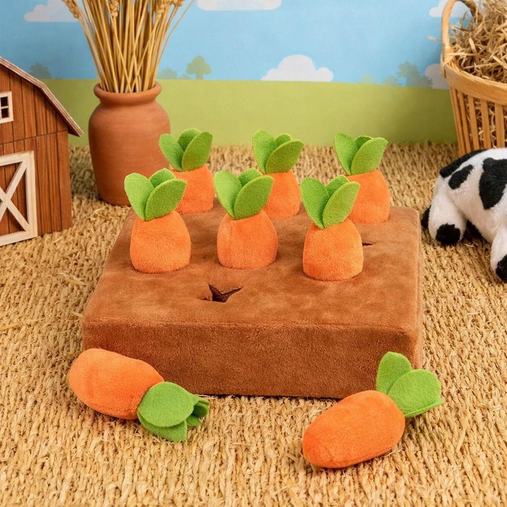 แผ่นรองดมกลิ่นแครอทบรรเทาความเ - Dog Puzzle Feeder Toy บทวิจารณ์และราคา