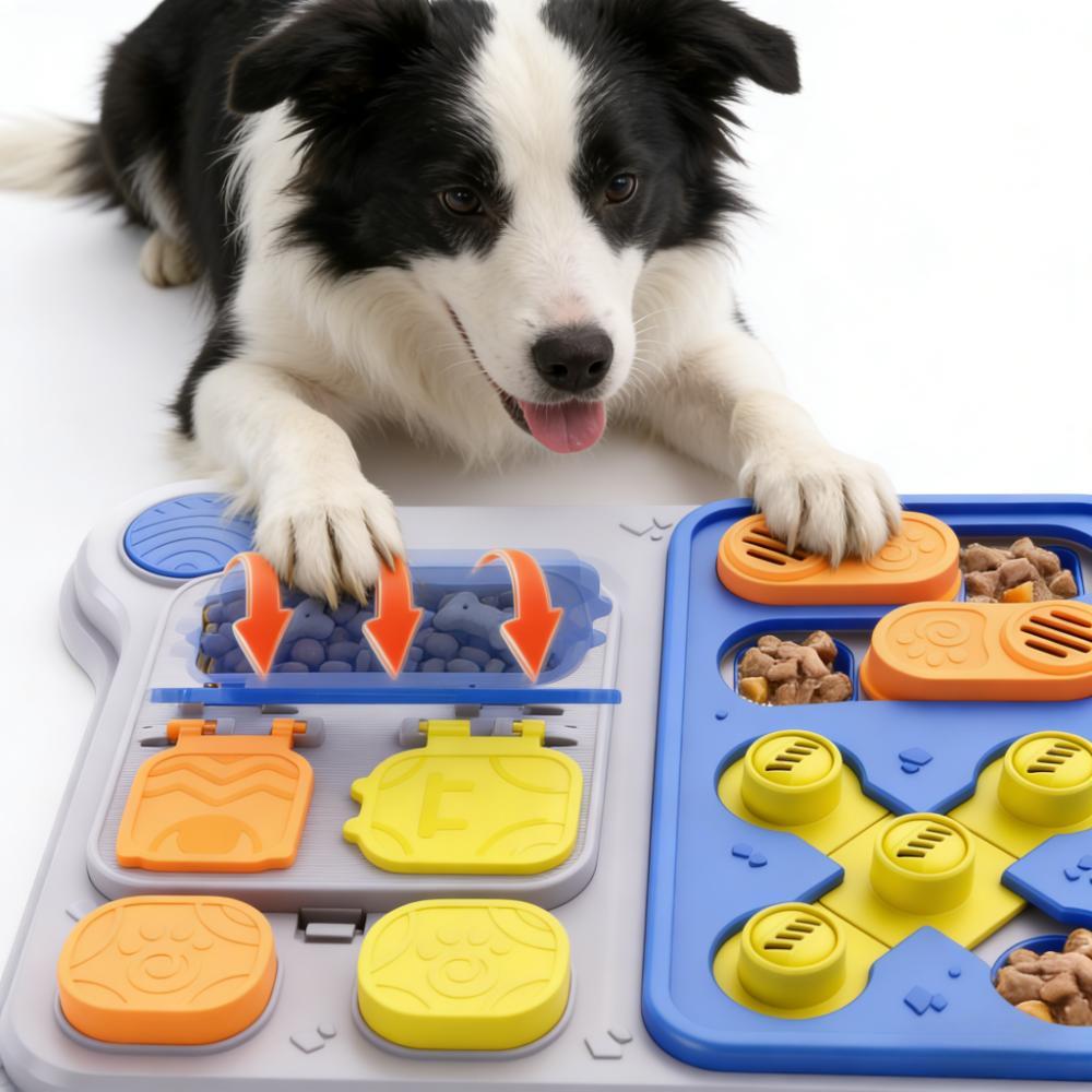 ของเล่นพัฒนาสมองสุนัขและเครื่อ - Dog Puzzle Feeder Toy บทวิจารณ์และราคา