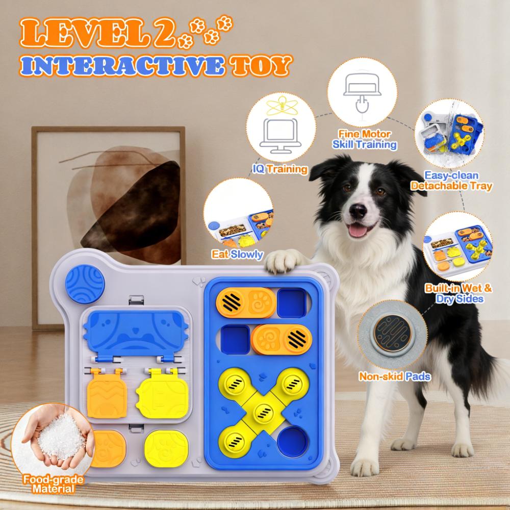 ของเล่นพัฒนาสมองสุนัขและเครื่อ - Dog Puzzle Feeder Toy บทวิจารณ์และราคา
