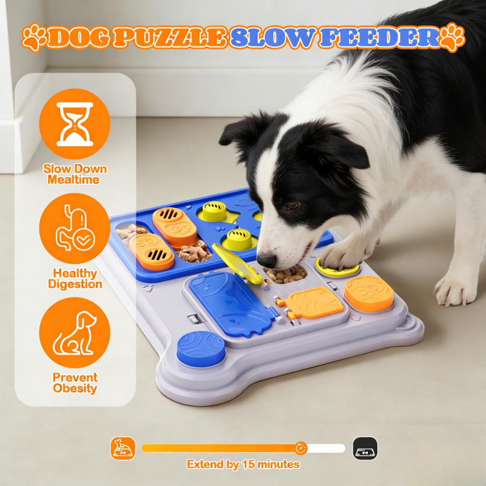 ของเล่นพัฒนาสมองสุนัขและเครื่อ - Dog Puzzle Feeder Toy บทวิจารณ์และราคา
