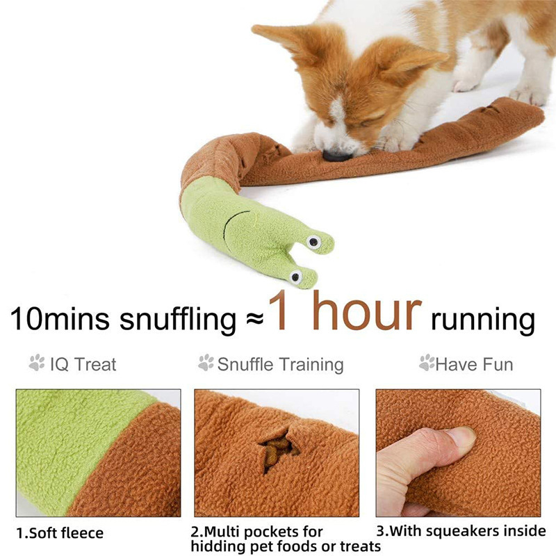 ของเล่นสุนัข แมว หอยทาก ของเล่ - Dog Puzzle Feeder Toy บทวิจารณ์และราคา