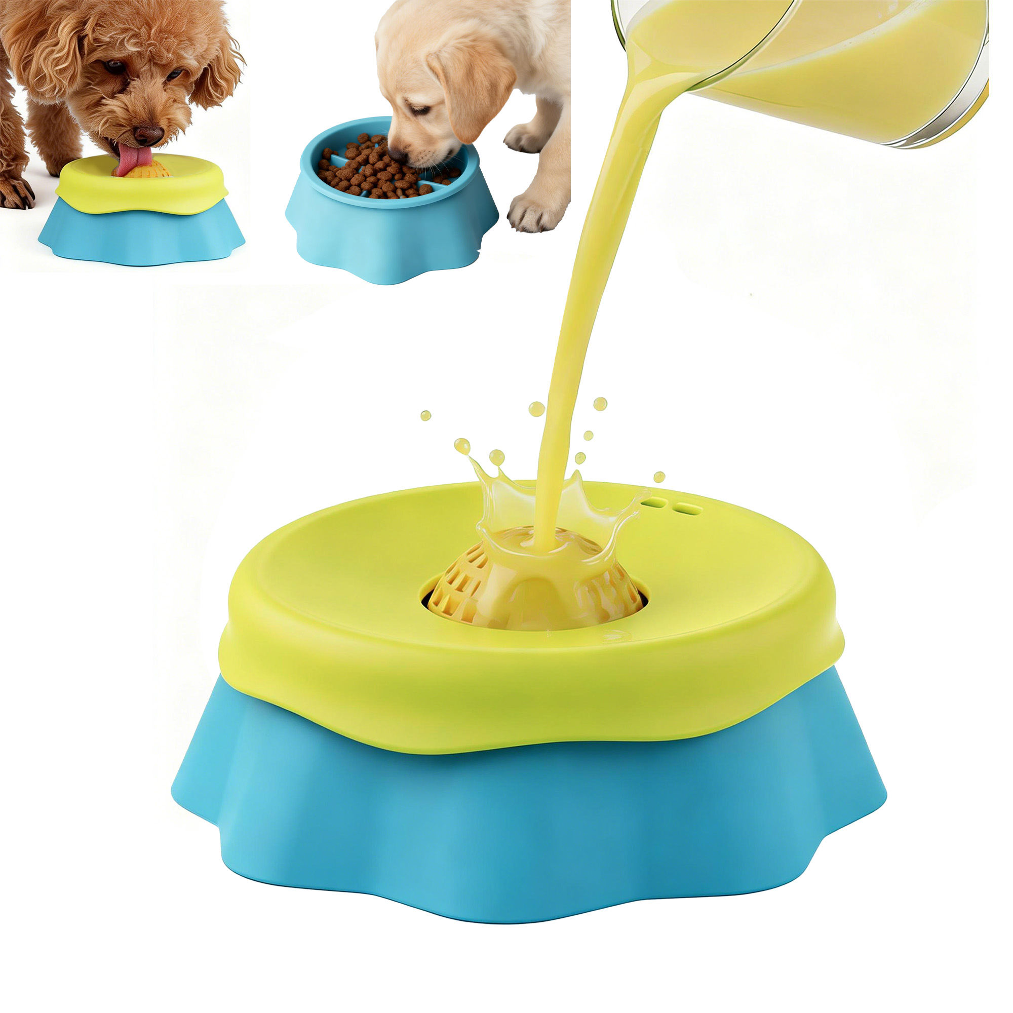 ชามเลียสำหรับสุนัข ชามให้อาหาร - Dog Puzzle Feeder Toy บทวิจารณ์และราคา