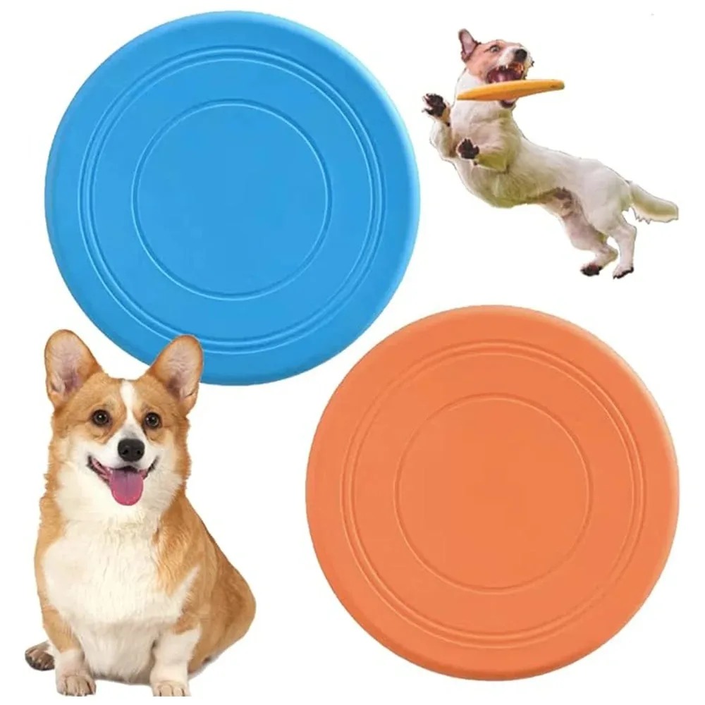 จานบินซิลิโคน ของเล่นสัตว์เลี้ - Flying Disc Dog Training Toy บทวิจารณ์และราคา