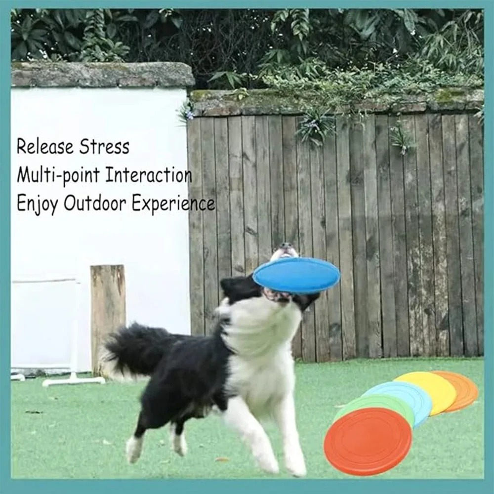 จานบินซิลิโคน ของเล่นสัตว์เลี้ - Flying Disc Dog Training Toy บทวิจารณ์และราคา